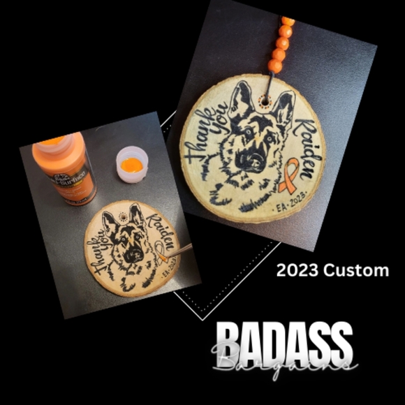 Hand Painted Ornament To Support Multiple Sclerosis - Picture 3 of 6